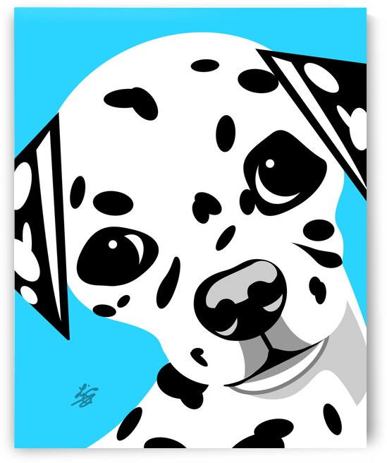 Dalmatian Puppy by Liz Cereby