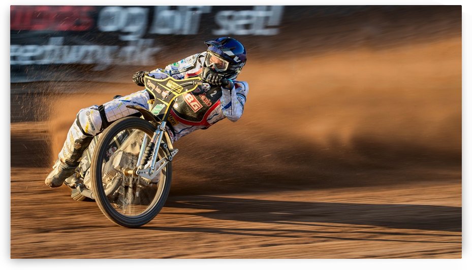 A Trail of Dust at Sunset by 1x