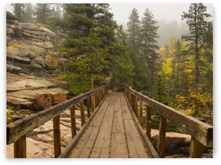 Bridge Into The Clouds 48x36 by Bo Insogna