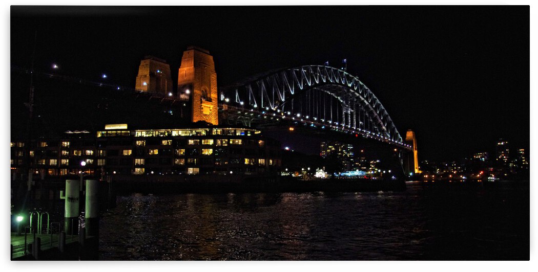 Sydney at Night 4 by Dave Rodgers