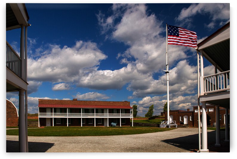 Fort McHenry Barracks and Parade Ground by Bill Swartwout Photography