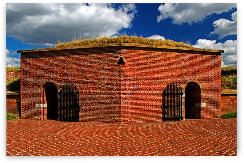 Fort McHenry Ravelin Ammunition Magazine by Bill Swartwout Photography