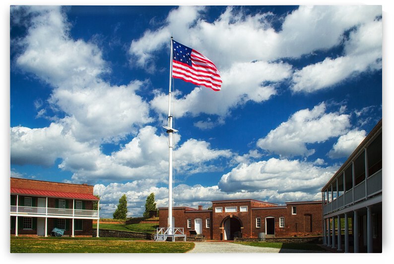 Flag and Parade Ground at Fort McHenry in Baltimore by Bill Swartwout Photography