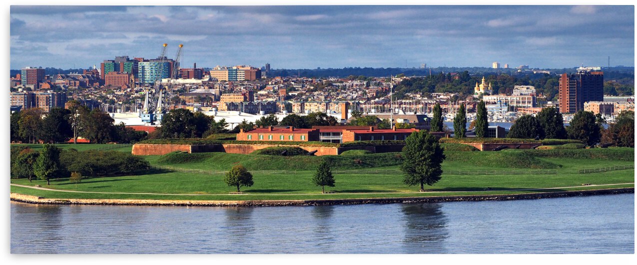 Baltimore and Fort McHenry Panorama by Bill Swartwout Photography