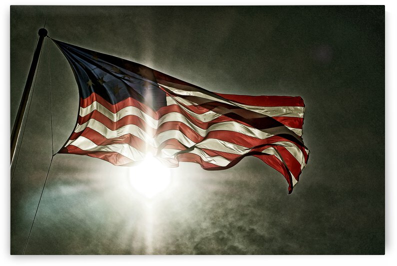 American Flag Bombs Bursting in Air by Bill Swartwout Photography