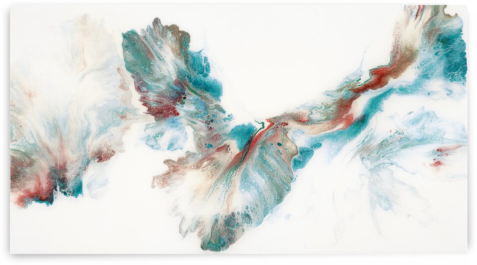 Teal Expressions 01 by Carla White