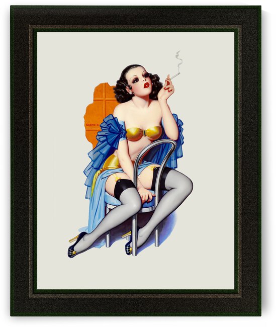 Cigarette Break by Enoch Bolles Vintage Art Xzendor7 Old Masters Reproductions by xzendor7