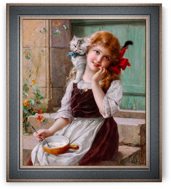 Best Friends by Emile Vernon Vintage Art Xzendor7 Old Masters Reproductions by xzendor7