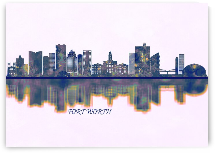 Fort Worth Skyline by Towseef Dar