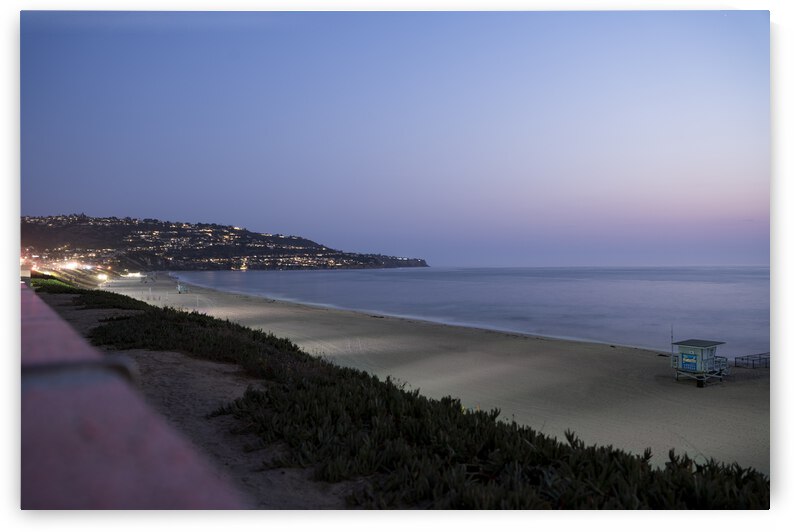 Avenue E Redondo Beach at Dusk by Jean Dzhermakyan