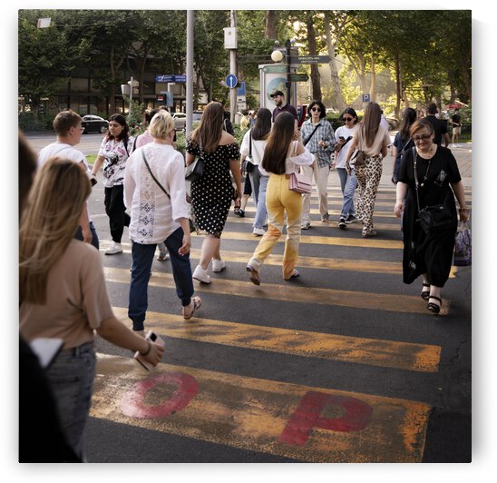 Sayat Nova Abovyan Crosswalk by Jean Dzhermakyan