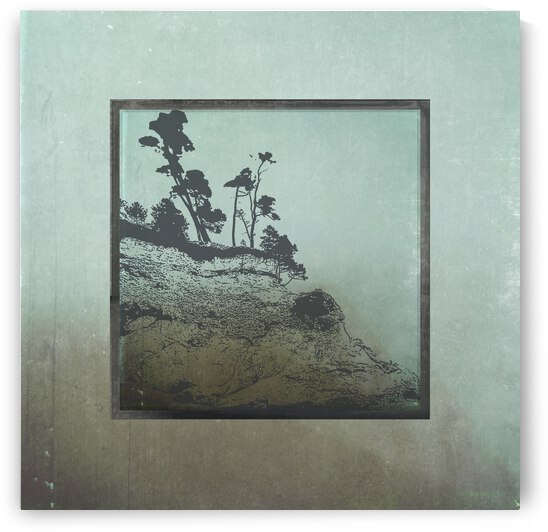 Beach cliff color block by Tricia Greaves