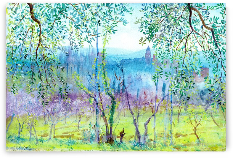 Alhambra and Generalife Granada Spain by George Owen Wynne Apperley