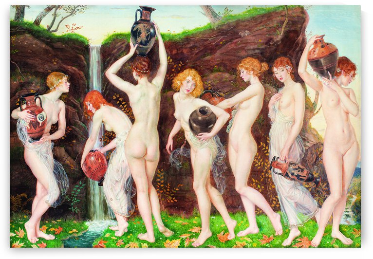 The 7 nymphs by George Owen Wynne Apperley