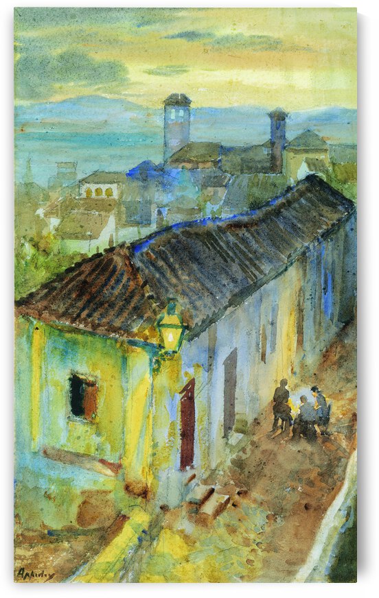 Callejon de San Nicolas Granada Spain by George Owen Wynne Apperley