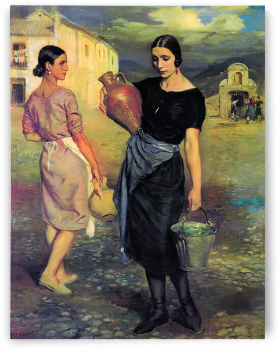 El aljibe The cistern Granada Spain by George Owen Wynne Apperley