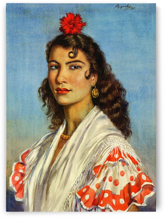 Gitana del Sacromonte Granada Spain by George Owen Wynne Apperley