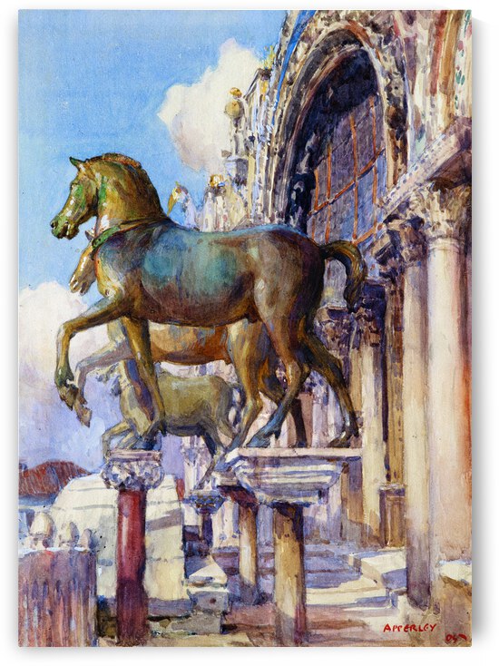 Piazza San Marco Venice Italy by George Owen Wynne Apperley