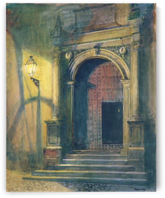 La iglesia de San Gregorio Albayzin Granada Spain  by George Owen Wynne Apperley