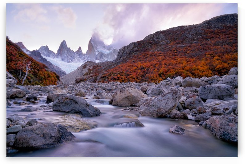 Fitz Roy under Twilight by 1x