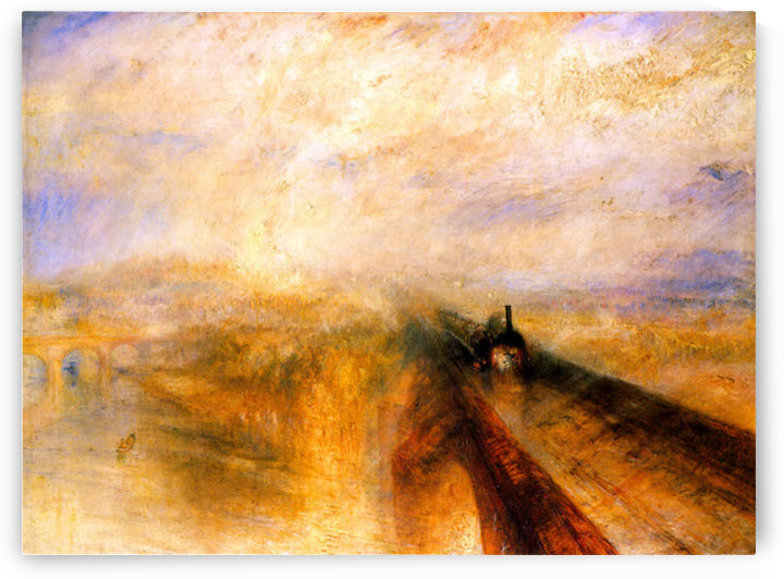 Rain Steam and Speed the Great Western Railway by Turner
