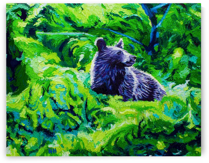 Bear in the green by Holly Heath