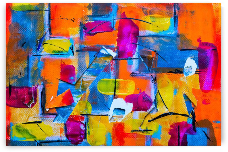 Colorful Abstract Painting   Traditional Art by artcenter