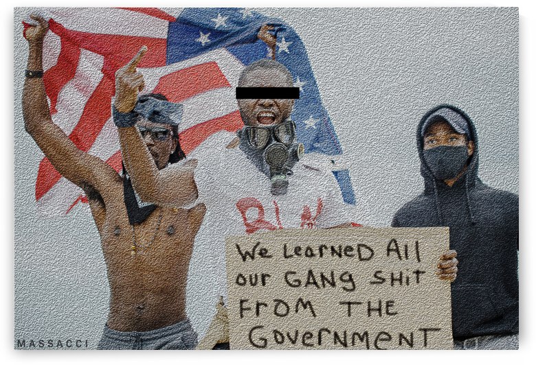 red white and crew by Massacci Art