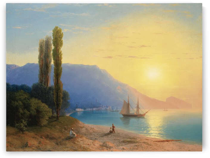 Aivazovsky Sunset over Yalta by artcenter
