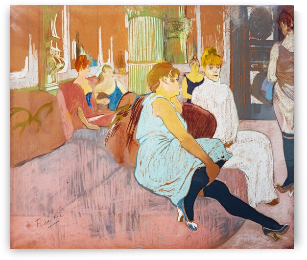 At the Salon in the rue des Moulins.lautrec 1 by artcenter