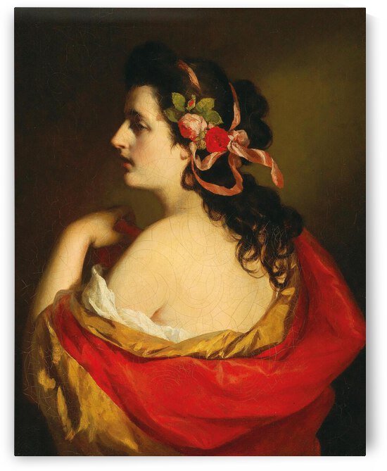 Friedrich von Amerling   Portrait of a young by artcenter