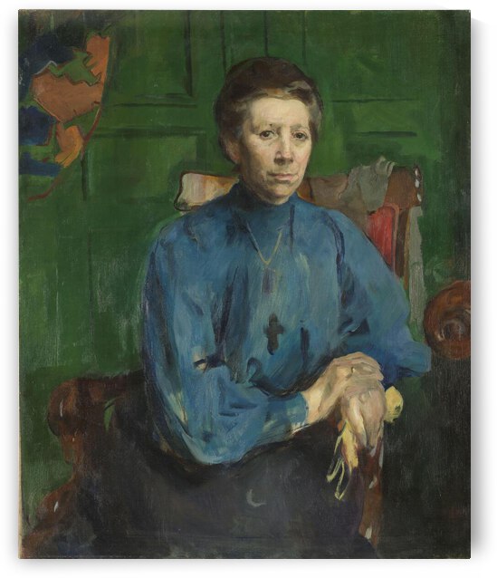 Harriet Backer   Mrs. Vedastine Aubert b. Moe by artcenter