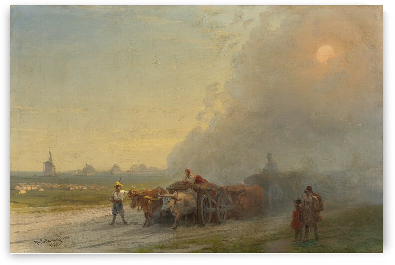 Aivazovsky Ox carte by artcenter