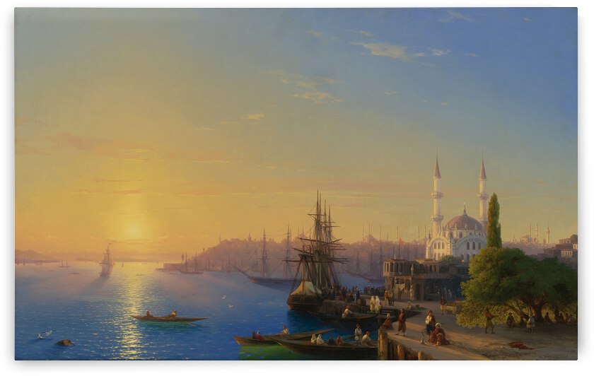Aivazovsky.View of Constantinople and the Bos by artcenter