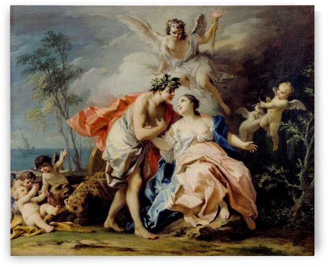 Jacopo Amigoni   Bacchus and Ariadne   Google by artcenter