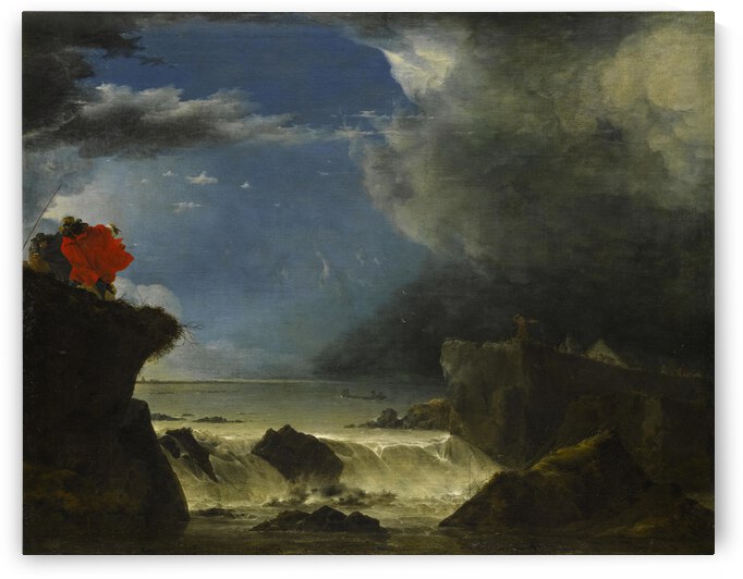 Jan Asselijn   De doorbraak van de Sint Antho by artcenter