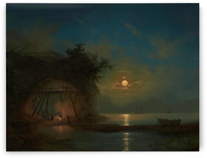 Moonlit Night Aivazovsky by artcenter