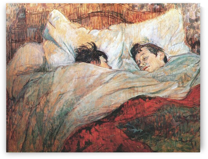Lautrec in bed 1893 by artcenter