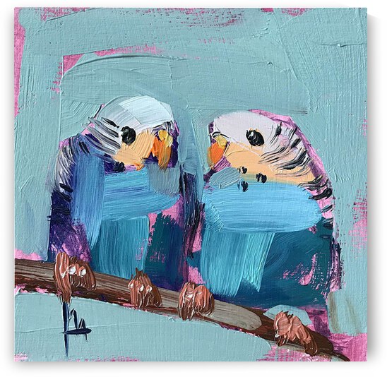 Birds Oil Paintings by Corey S Ribotsky