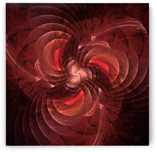 Rapidly Rotating Blades of a Fractal Fan  by Jodi DiLiberto 