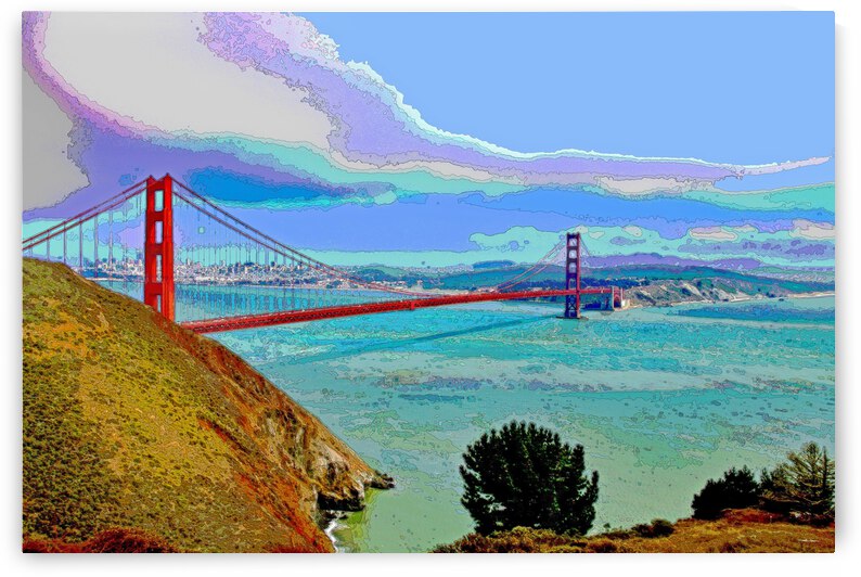 GOLDEN GATE BRIDGE  by LES MAYERS 