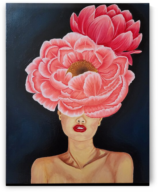 Lady Flower Crown  by SILPA M K