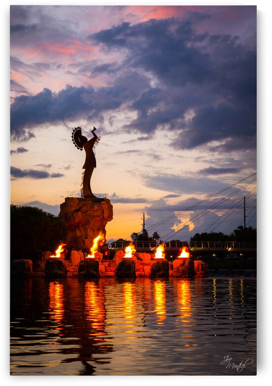 Keeper of the Plains Fire by Joe Montiel