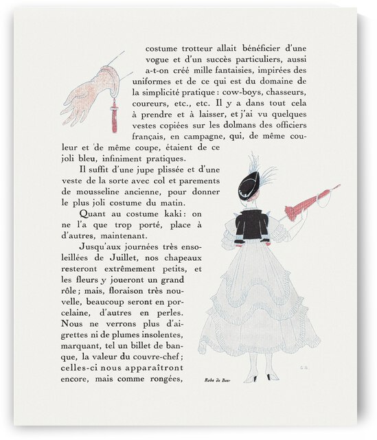 George Barbier  87 by TOPARTGALLERY