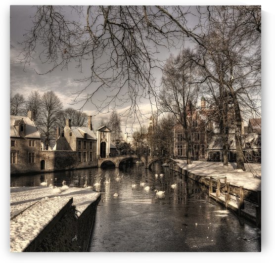 Bruges in Christmas dress by 1x