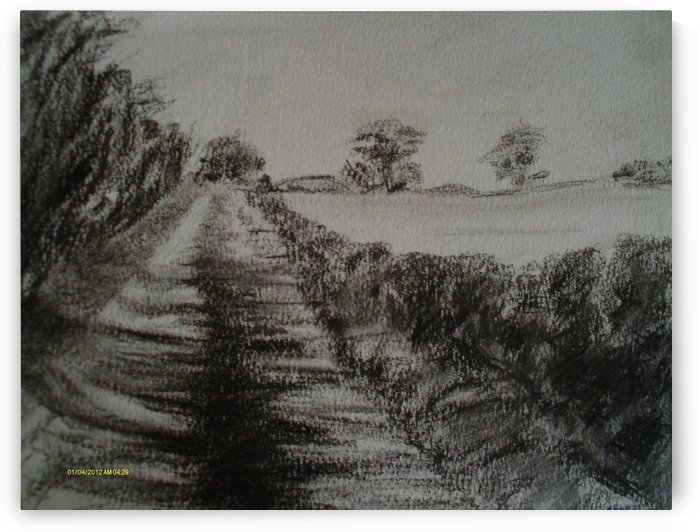 An English Lane by Adrian Butt