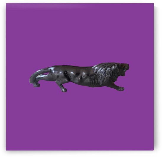 painting of lion by thebestart