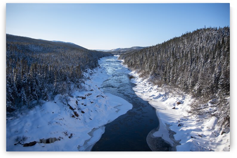 Snowy Pinware River by Dustin Carroll
