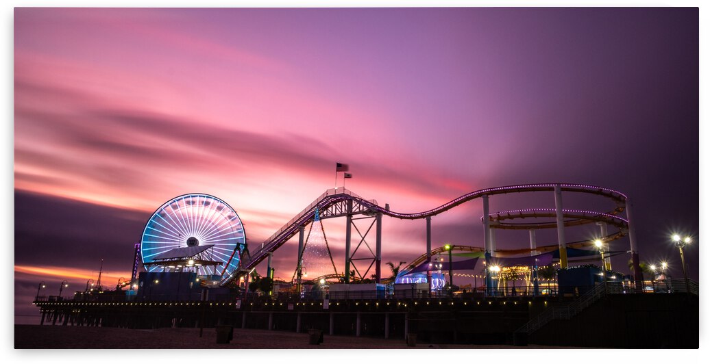 Santa Monica Ferris Wheel by Sidney Tran