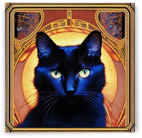 Egyptian Cat in Lavender by Bill Swartwout Photography